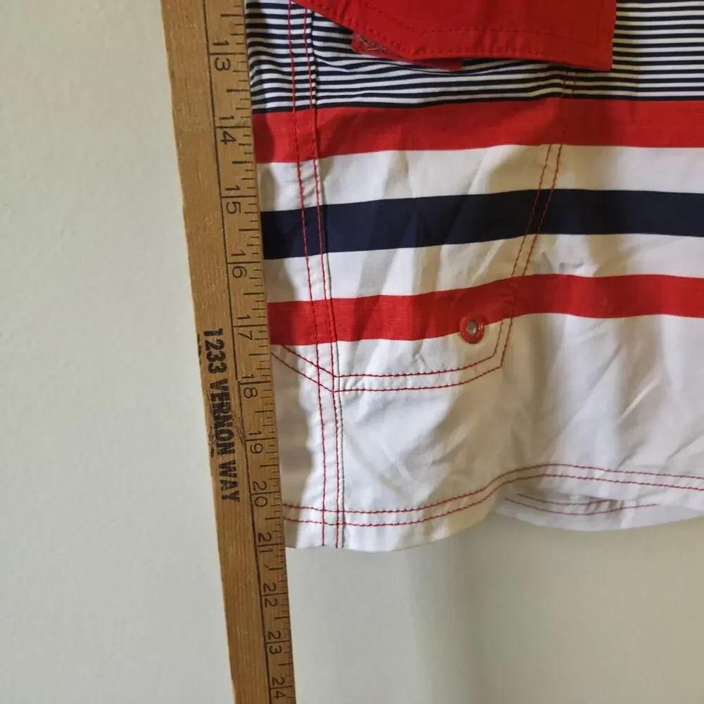 Killer Dana Patriotic Red Blue White Board Shorts Swimming Trunks Mens 38